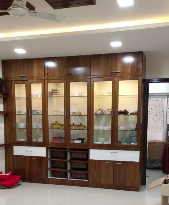 Modern office interior designed by office interior designers in Hyderabad