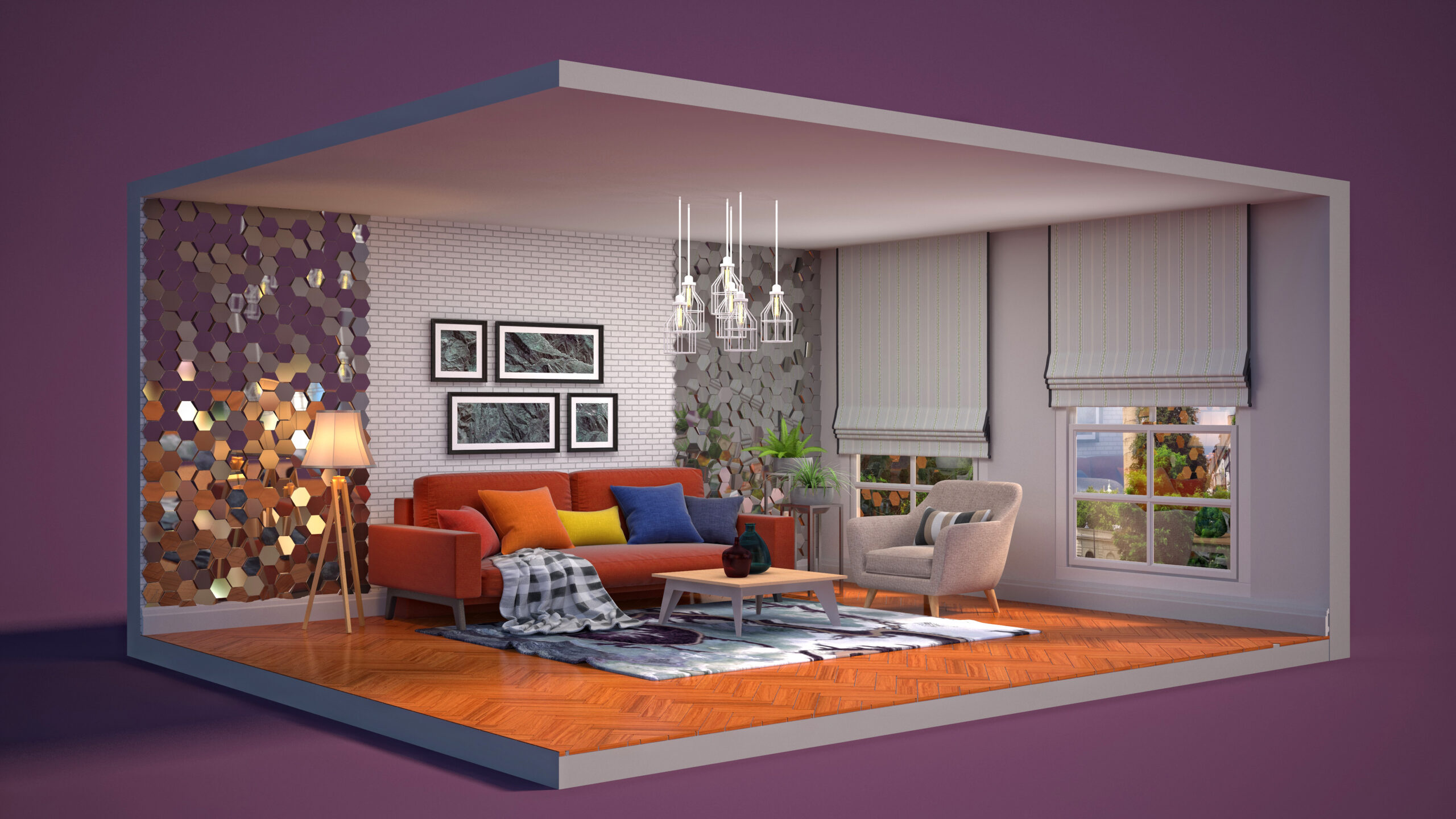 interior design of living room