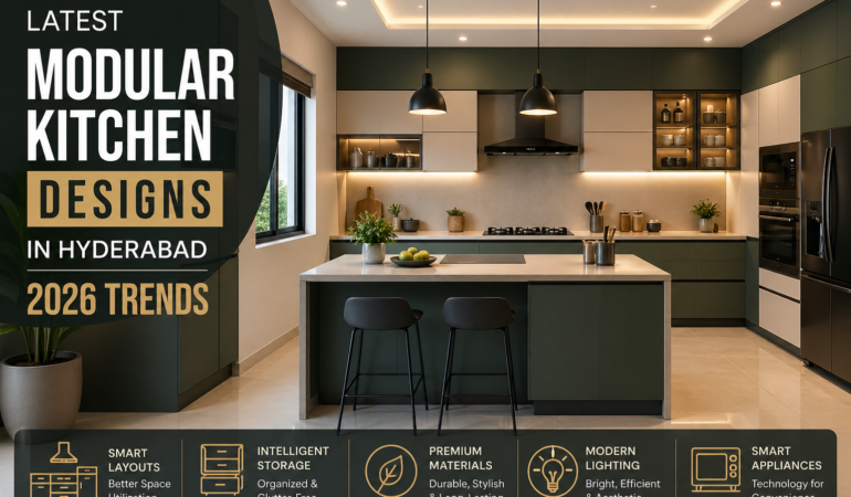 Latest Modular Kitchen Designs in Hyderabad (2026 Trends, Layouts & Expert Guide)