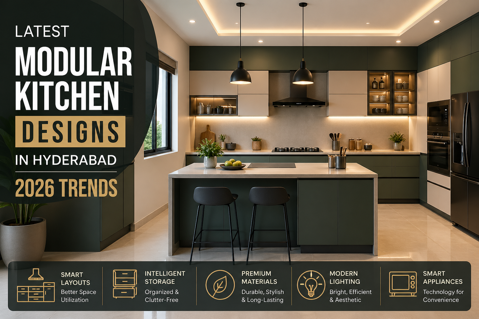 Latest Modular Kitchen Designs in Hyderabad (2026 Trends, Layouts & Expert Guide)