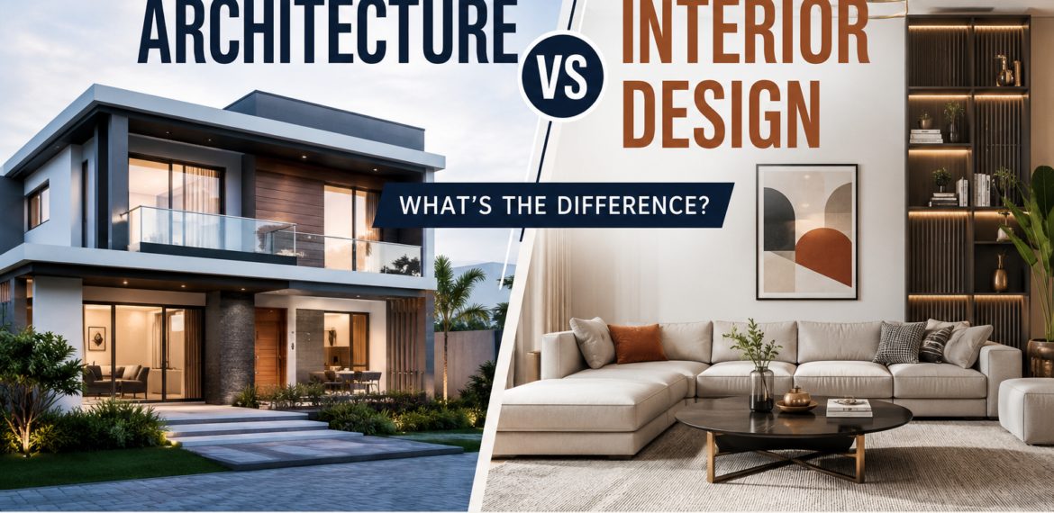 Architecture vs Interior Design: What’s the Difference?